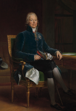 Historic painting of Charles Maurice de Talleyrand-Périogord