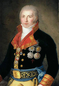 Historic painting of Manuel de Godoy