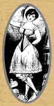 picture of woman in wasp-waist corset