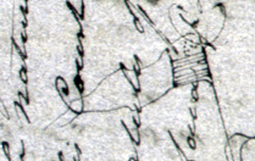 A long pendant-shaped flag