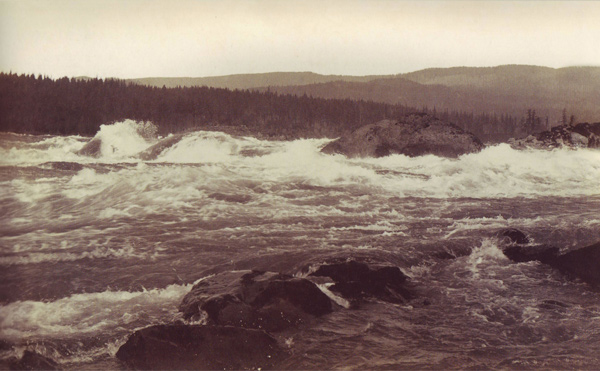 large rapid in a large river