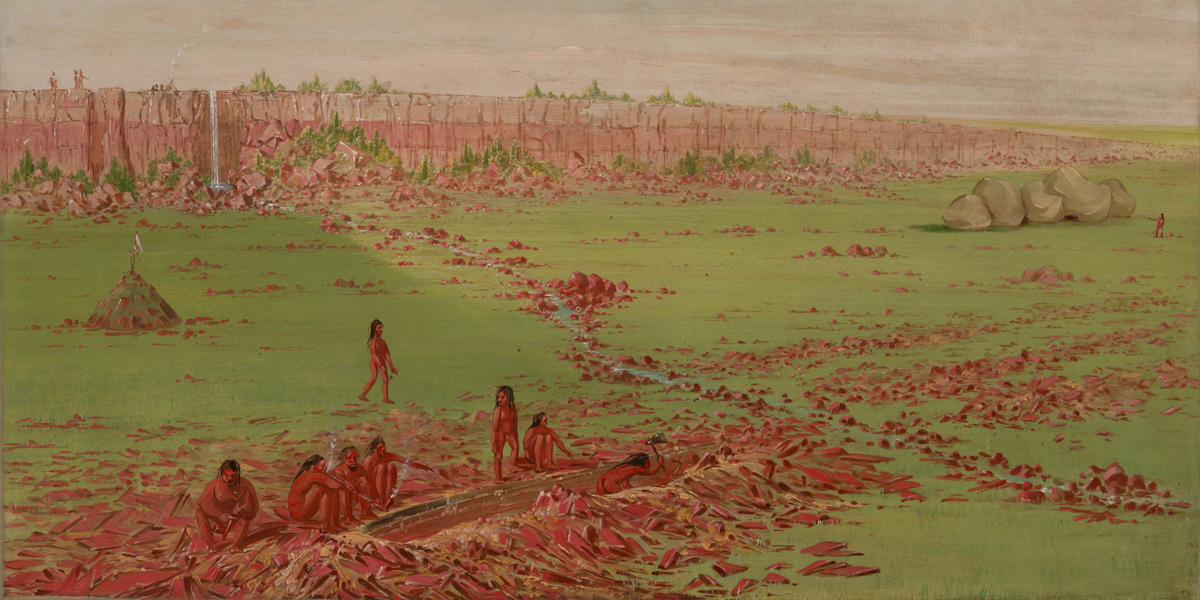 indians digging into clay