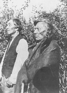 photo of chief charlo and his interpreter lamoose