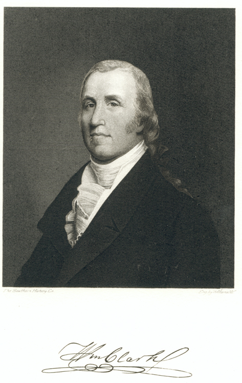 Black and white image of William Clark