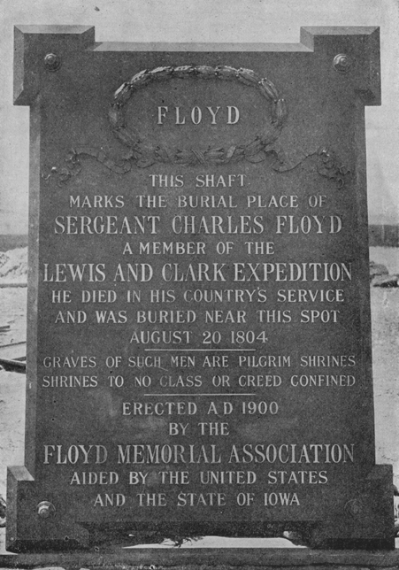 Floyd: This shaft marks the burial place of . . .