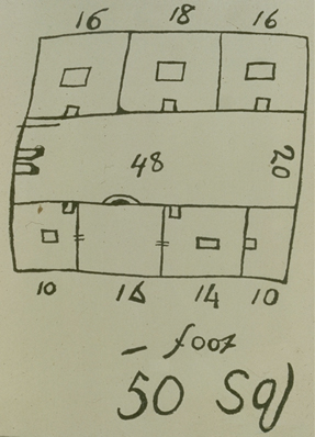sketch from elkskin covered journal