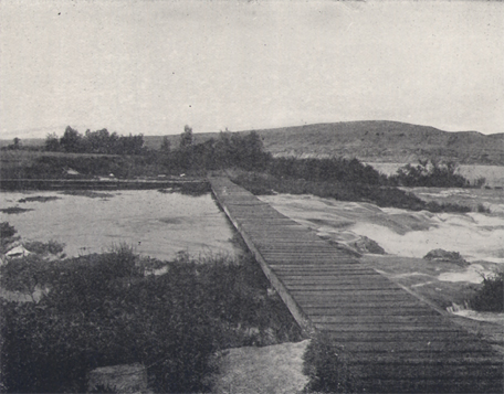 Wheeler's black and white photo of Giant Springs