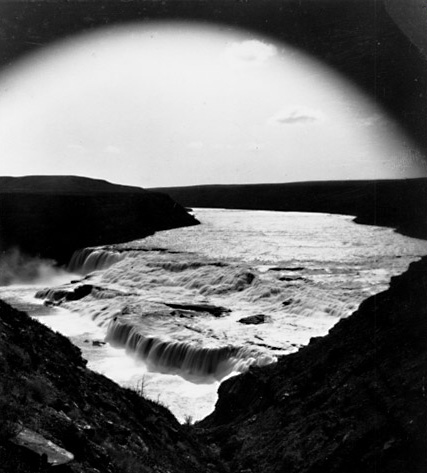 F. Jay Haynes historical photograph of the Great Falls of the Missouri