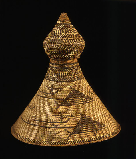traditional style Chinookan hat, northwestern Washington