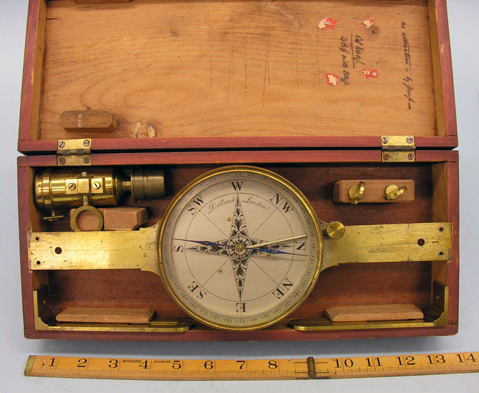 dolland compass and case