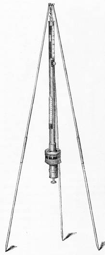 early 19th century mountain barometer