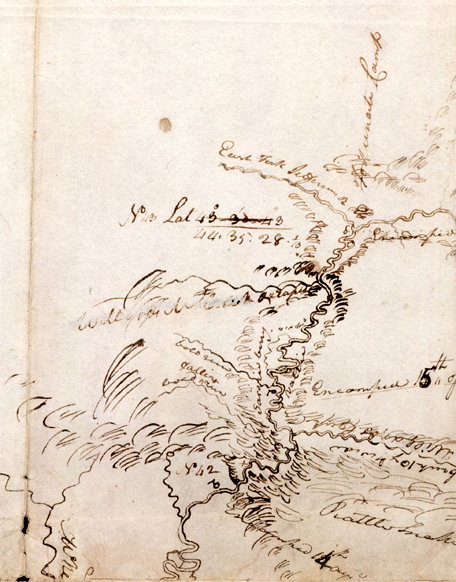 Interactive map of the Beaverhead River's end showing present locations