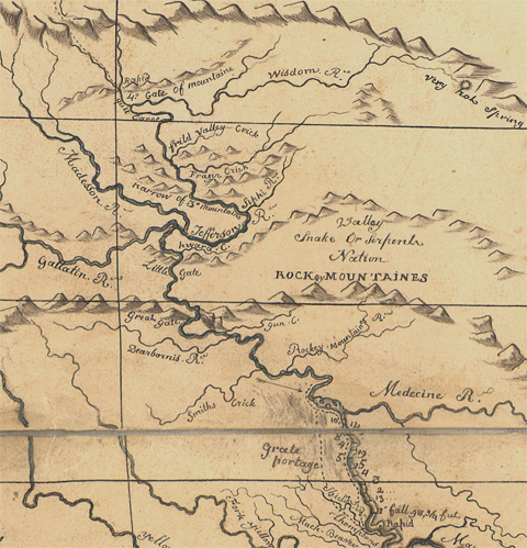 Interactive detail from Frazer's Map