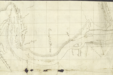 interactive map showing the Lewis and Clark Route through the Lower Columbia River