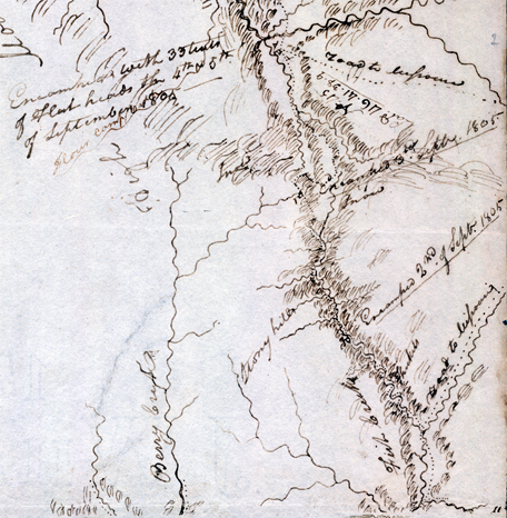 Interactive map labeling Clark's writing