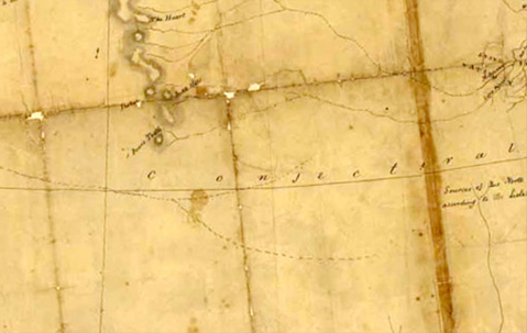 interactive map showing place names