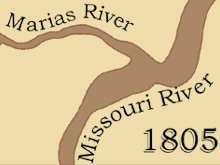 Animation: the mouth moves about a mile downstream
