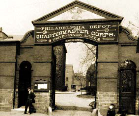 Photo of the Defense Supply center's front gate