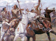 Indians on horses