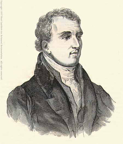 photo: portrait sketch of David Douglas