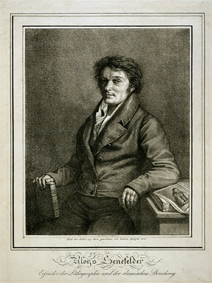 Senefelder's sitting portrait