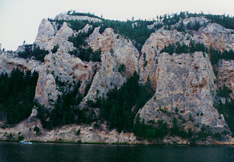 columns of rock