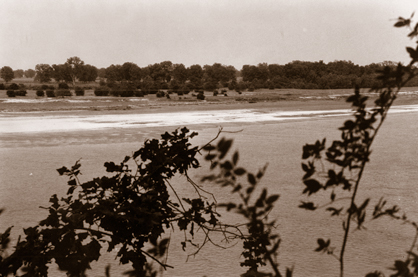 The Red River from Spanish Bluff, where Viana's force awaited the Americans