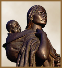 statue of Sacagawea