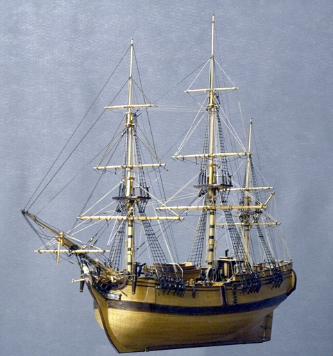 Columbia Rediviva: A three-masted sailing ship
