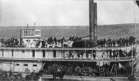 The Josephine at Fort Benton, 1880's