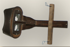 Viewing device for stereo photographs