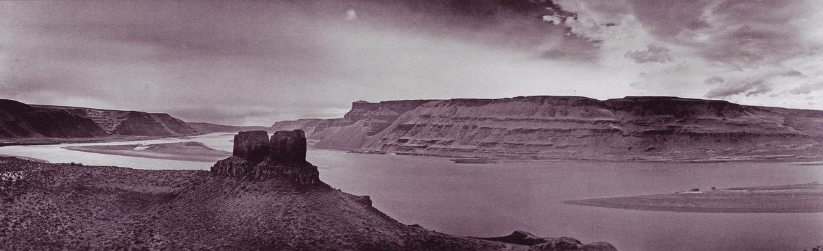 Historic photo of the Columbia River before dams