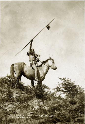 Portrait of a mid-19th-century Plateau Indian