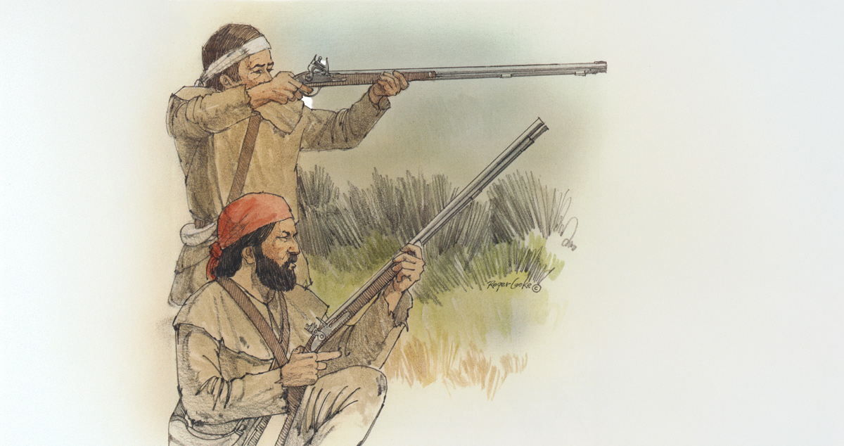 Two expedition hunters in the field