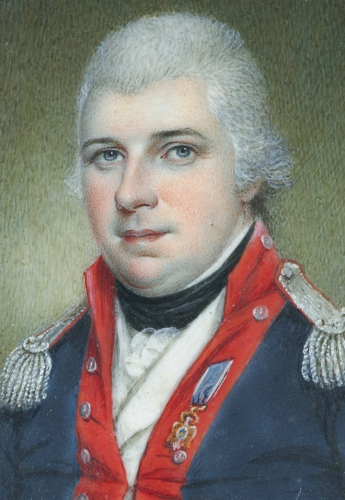 Portrait of Thomas Humphrey Cushing in military uniform