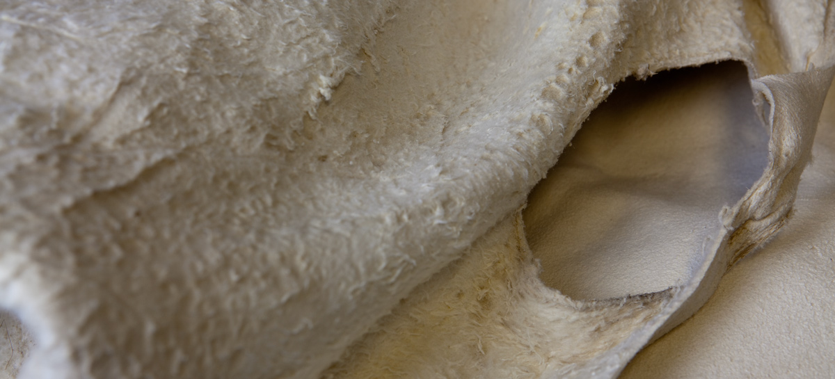 White smooth leather