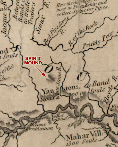 detail from clark's 1814 map