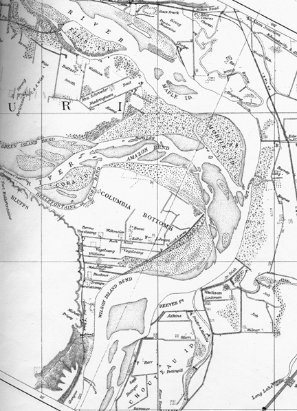 Interactive historic map showing modern labels