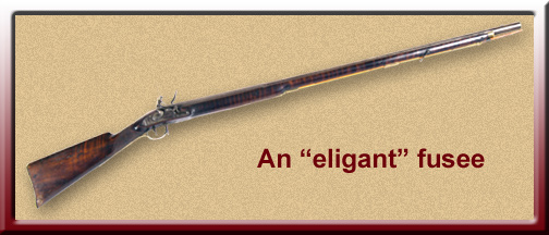 An old flintlock rifle